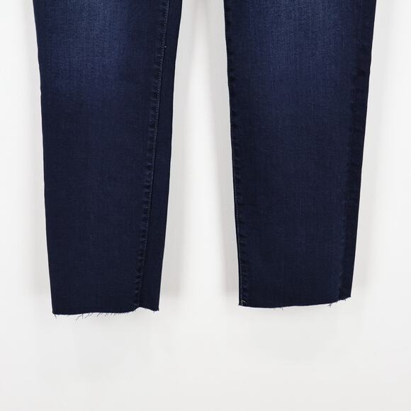 Edwin Bree Mid Rise Crop Stretch Denim Jean Night Sky Blue Size 28 NWT - Picture 5 of 7